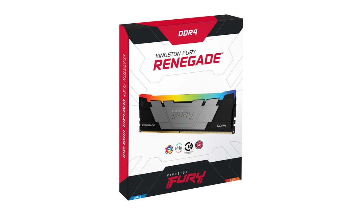 Kingston Technology FURY 8GB 3600MT/s DDR4 CL16 DIMM Renegade RGB