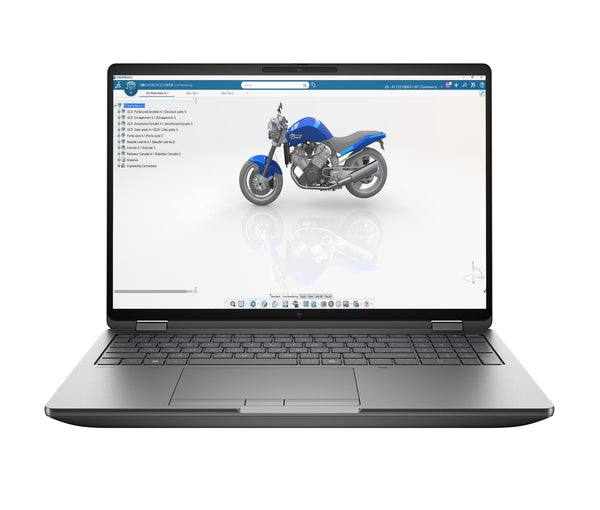 HP ZBook Fury G1i Data Science Intel Core Ultra 9 285HX Mobile workstation 40.6 cm (16") WUXGA 32 GB DDR5-SDRAM 1 TB SSD NVIDIA RTX PRO 2000 Blackwell Wi-Fi 7 (802.11be) Windows 11 Pro AI Workstation, AI PC Silver