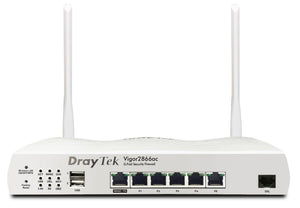 DrayTek Vigor 2866ac wired router Gigabit Ethernet White
