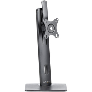 StarTech.com Free Standing Single Monitor Mount - Height Adjustable Monitor Stand - For VESA Mount Displays up to 32" (15lb/7kg) - Ergonomic Monitor Stand for Desk - Tilt/Swivel/Rotate