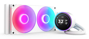 NZXT Kraken Elite 280 RGB Processor All-in-one liquid cooler 14 cm White 1 pc(s)