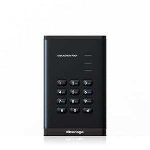 iStorage diskAshur PRO³ SSD 16TB | Secure Portable Solid State Drive |FIPS 140-3 Level 3 compliant | AES-XTS 256-bit Hardware Encryption | PIN protected | OS & Platform Independent |GDPR, TAA Compliant|Brute force hack defence | Dust/Water Resistant