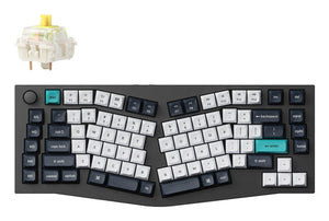Keychron Q10 Max keyboard Universal USB + RF Wireless + Bluetooth QWERTY UK English Grey