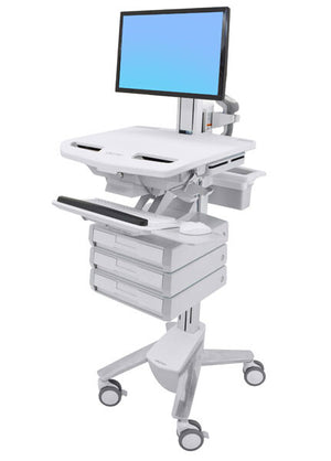 Ergotron StyleView Grey, White Flat panel Multimedia cart
