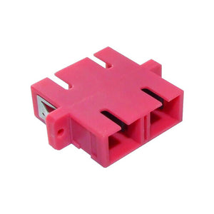 Cablenet OM4 SC Duplex Adaptor Erika Violet