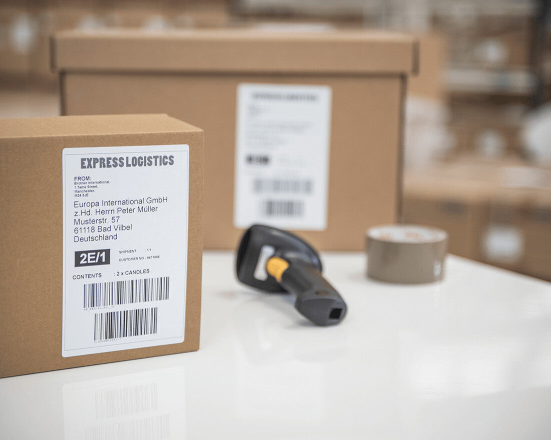 Brother QL-1100C label printer Direct thermal 300 x 300 DPI 110 mm/sec Wired