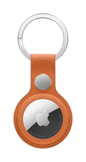 Apple AirTag FineWoven Key Ring - Fox Orange