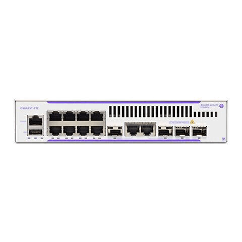 Alcatel-Lucent Enterprise OS6465T-P12 Unmanaged L2/L3 Gigabit Ethernet (10/100/1000) Power over Ethernet (PoE) 1U Grey
