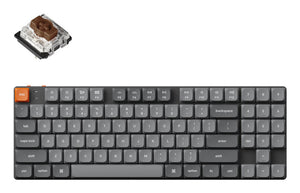 Keychron K13 Max keyboard Home/Office USB + RF Wireless + Bluetooth QWERTY UK English Black