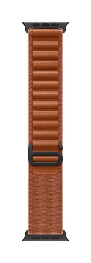 Apple MG9F4ZM/A smart wearable accessory Band Brown Titanium, Polyester, Spandex