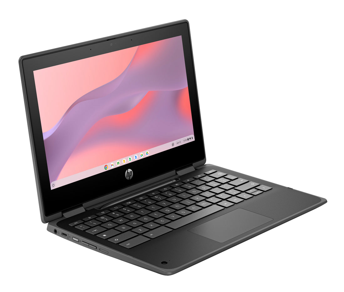 HP Fortis Flip G1i Chromebook Intel® N N150 29.5 cm (11.6") Touchscreen HD 8 GB LPDDR5x-SDRAM 64 GB eMMC Wi-Fi 6E (802.11ax) ChromeOS Black