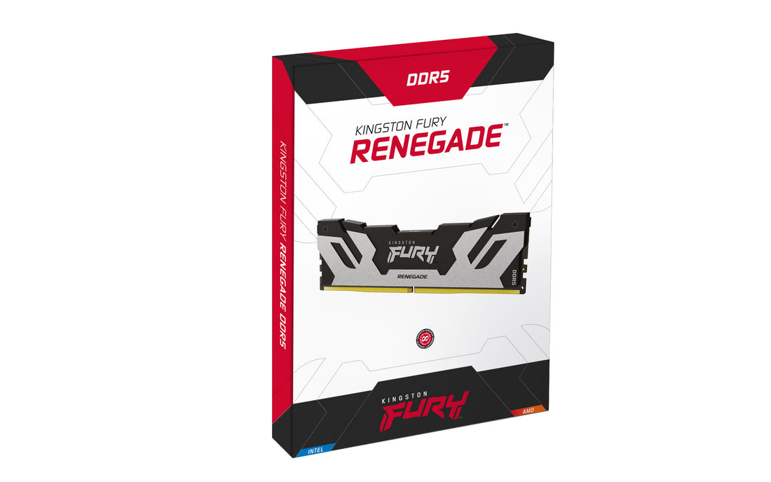 Kingston Technology FURY 16GB 8000MT/s DDR5 CL38 DIMM Renegade Silver XMP