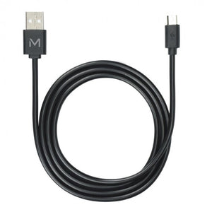 Mobilis 001277 USB cable USB 2.0 1 m USB A Micro-USB B Black