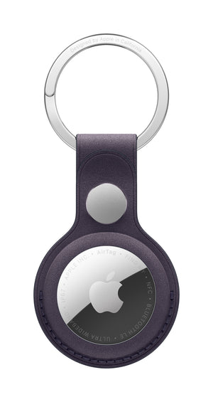 Apple AirTag FineWoven Key Ring – Midnight Purple