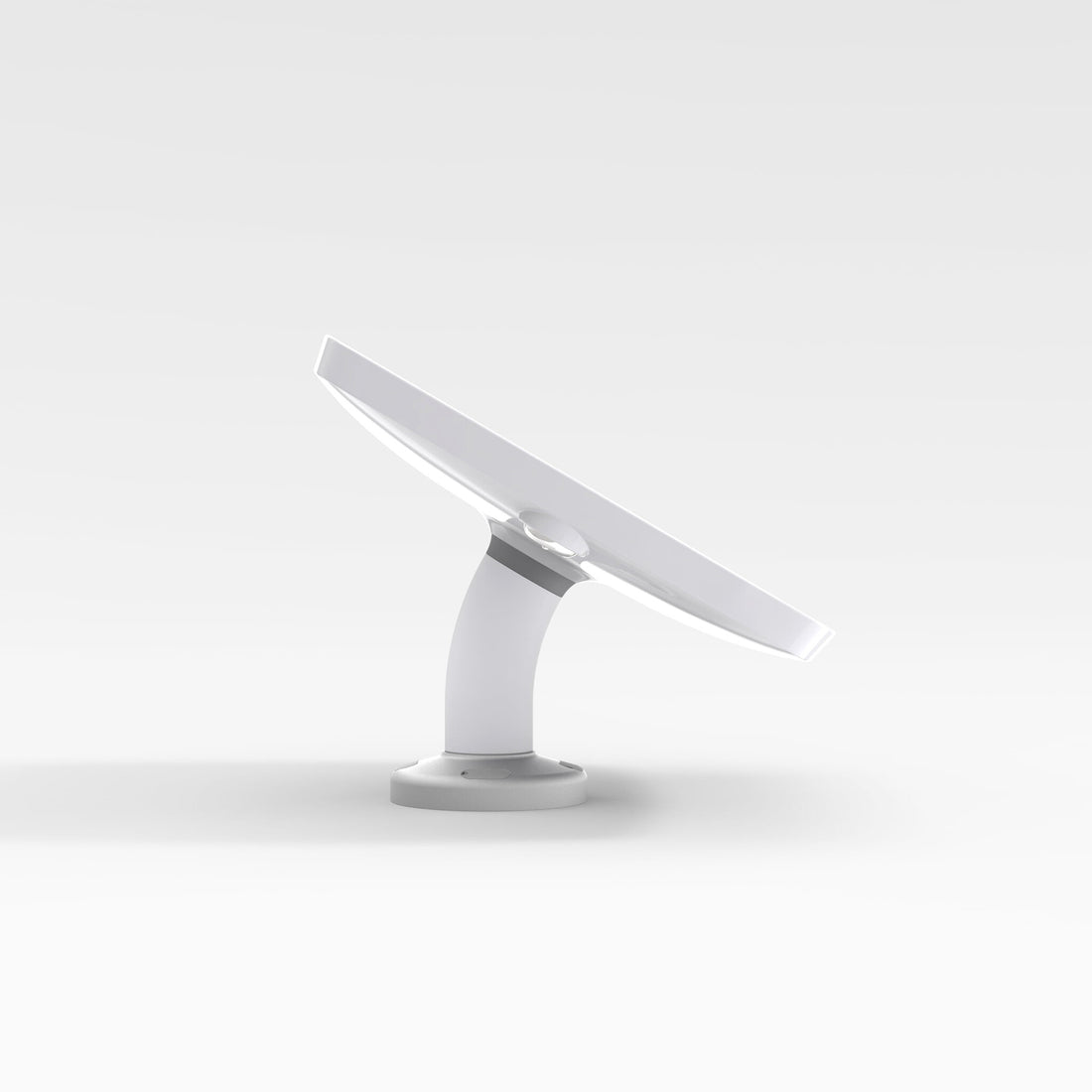 Bouncepad Swivel Desk | Apple iPad Pro 1st Gen 9.7 (2016) | White | Covered Front Camera and Home Button |