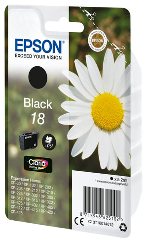 Epson Daisy 18 Claria Home Single Black Ink