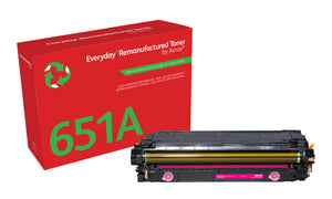 Everyday™ Magenta Remanufactured Toner by Xerox compatible with HP 651A 650A 307A (CE343A/CE273A/CE743A), Standard capacity