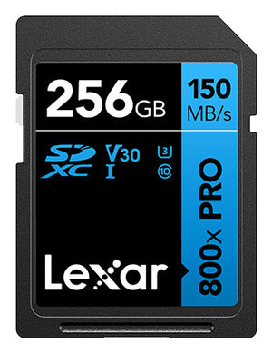 Lexar High-Performance 800xPRO 256 GB SDXC UHS-I Class 10