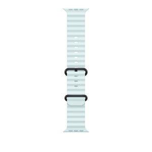 Apple 49mm Ice Blue Ocean Band - Black Titanium Finish