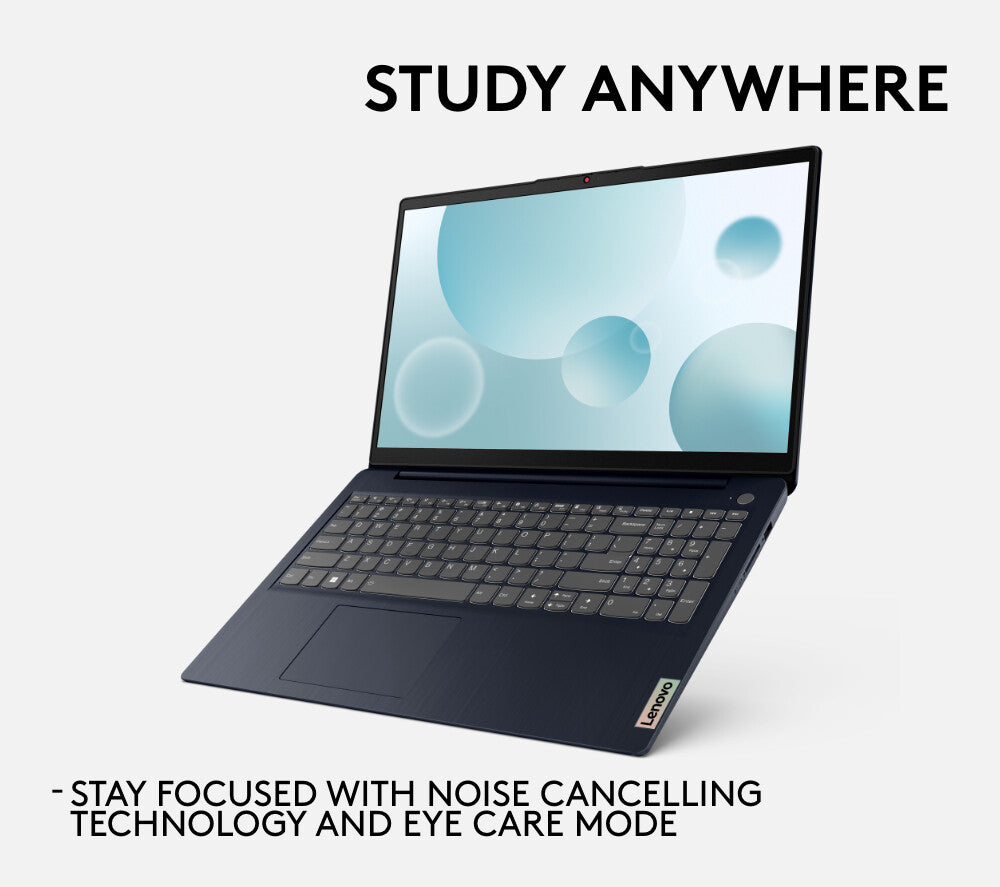 Lenovo IdeaPad 3 15IAU7 Intel® Core™ i7 i7-1255U Laptop 39.6 cm (15.6") Full HD 16 GB DDR4-SDRAM 512 GB SSD Wi-Fi 6 (802.11ax) Windows 11 Home Blue UK English
