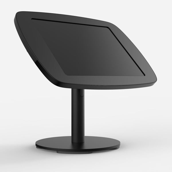 Bouncepad Original Twist + Counter Base | Apple iPad Pro 3rd, 4th, 5th and 6th Gen 12.9 (2018 - 2022) | Black | Exposed Front Camera and Home Button