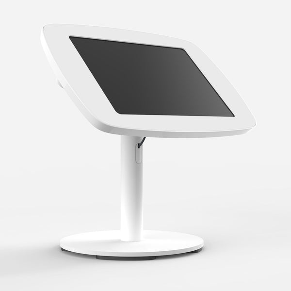 Bouncepad Original Twist + Counter Base | Apple iPad Pro 1st, 2nd, 3rd and 4th Gen 11.0 (2018 - 2022) | White | Exposed Front Camera and Home Button