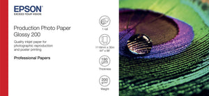 Epson Production Photo Paper Glossy 200 44" x 30m