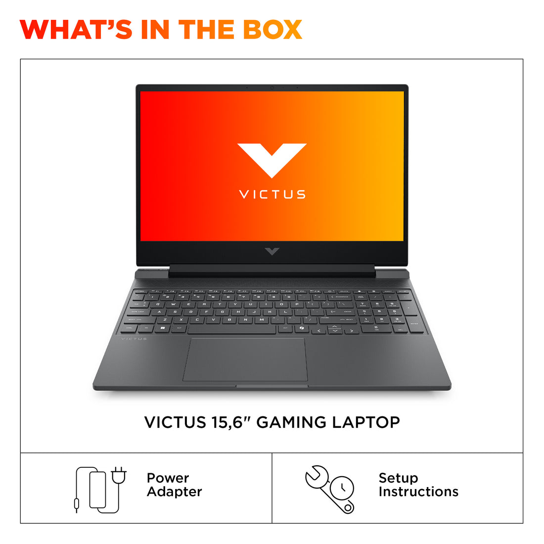 HP Victus Gaming Intel® Core™ i5 i5-13420H Gaming Laptop, 15.6" Full HD, 16 GB DDR4-SDRAM, 512 GB SSD, NVIDIA GeForce RTX 4050, Windows 11 Home (15-fa2300na)