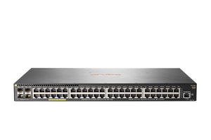 HPE Aruba Networking Aruba 2930F 48G PoE+ 4SFP+ TAA Managed L3 Gigabit Ethernet (10/100/1000) Power over Ethernet (PoE) 1U Grey