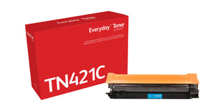 Everyday™ Cyan Toner by Xerox compatible with Brother TN-421C, Standard capacity
