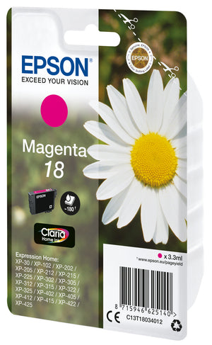 Epson Daisy 18 Claria Home Single Magenta Ink
