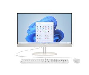 HP 24-cr0002na AMD Ryzen™ 7 7730U 60.5 cm (23.8") 1920 x 1080 pixels All-in-One PC 8 GB DDR4-SDRAM 512 GB SSD Windows 11 Home Wi-Fi 6 (802.11ax) White