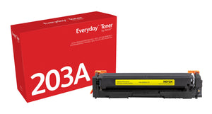 Everyday™ Yellow Toner by Xerox compatible with HP 203A (CF542A), Standard capacity