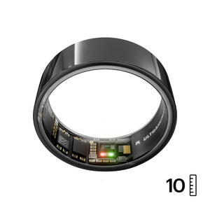 Ultrahuman Ring AIR – Sleep and Fitness Tracker, Smart Ring for Men and Women, No app fee for standard features, Up to 6 days battery life (Size 10 )