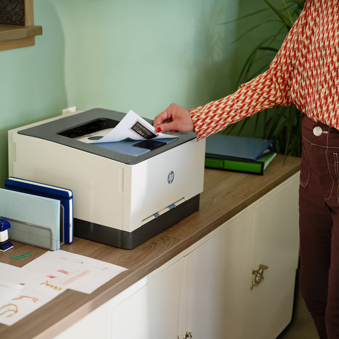 HP LaserJet Pro 3202dw Wireless Multifunction Color Printer, Duplex