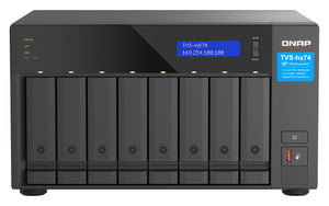 QNAP TVS-h874 NAS Tower Intel® Core™ i5 i5-12400 32 GB DDR4 32 TB HDD QuTS hero Black