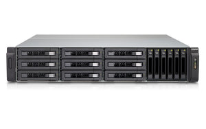 QNAP TVS-EC1580MU-SAS-RP R2 NAS Rack (2U) Intel® Xeon® E3 V3 Family E3-1246V3 8 GB DDR3 0 TB QNAP Turbo NAS System Black