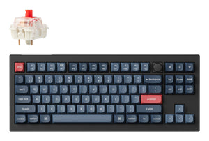 Keychron V3 Max keyboard Universal USB + RF Wireless + Bluetooth QWERTY UK English Black, Grey