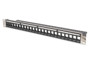 Digitus Modular Patch Panel for Keystone Jack 1U Rack Mount - Unloaded