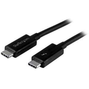 StarTech.com 3.3ft (1m) Thunderbolt 3 Cable, 20Gbps, 100W PD, 4K, Thunderbolt Certified, Compatible with Thunderbolt 4/USB 3.2/DisplayPort