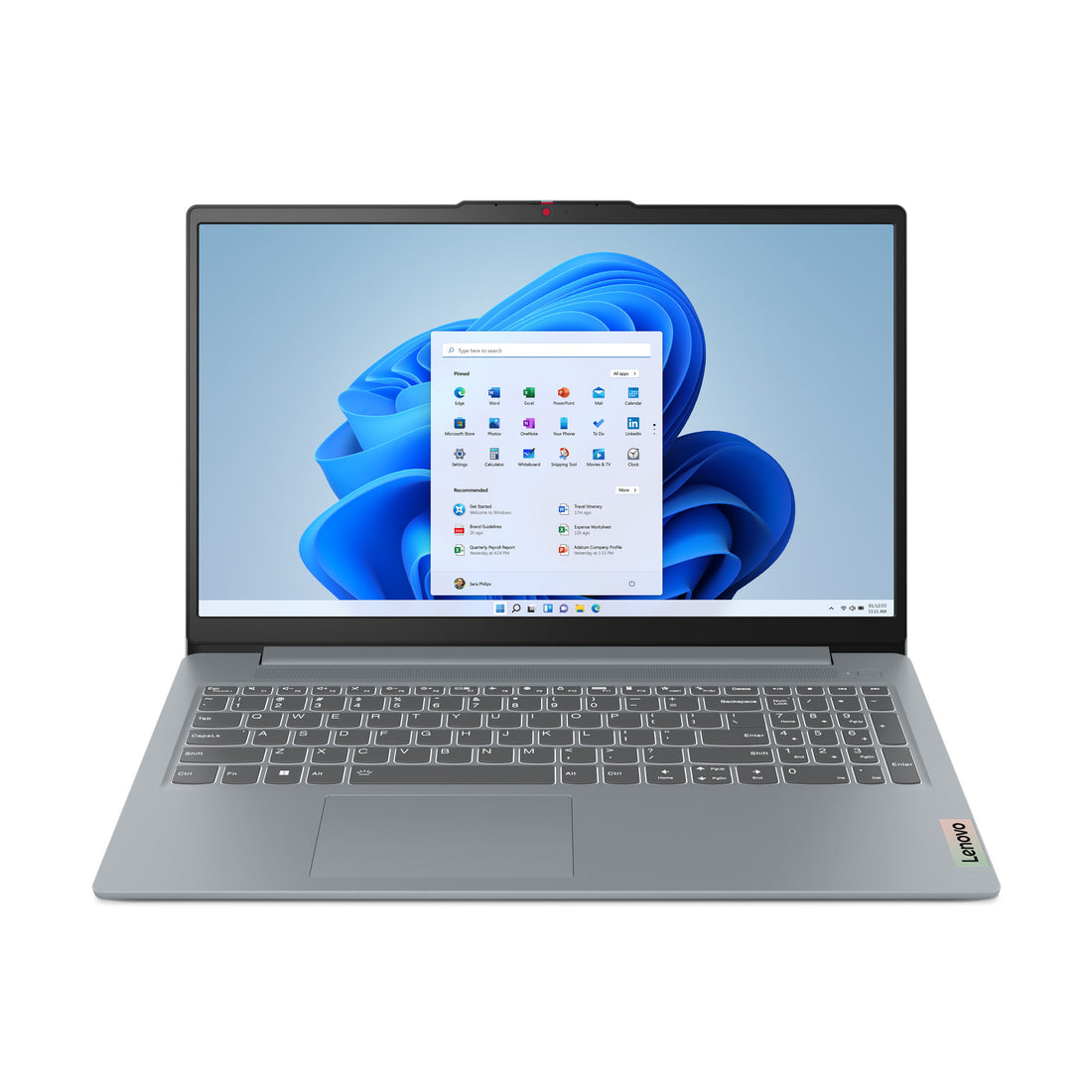 Lenovo IdeaPad Slim 3, 15.6" FHD Screen, 8GB RAM, 128GB SSD, Windows 11 Laptop