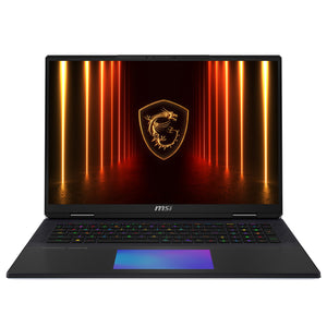 MSI Titan 18 HX AI A2XWIG-008UK Intel Core Ultra 9 285HX Laptop 45.7 cm (18") UHD+ 64 GB DDR5-SDRAM 2 TB SSD NVIDIA GeForce RTX 5080 Wi-Fi 7 (802.11be) Windows 11 Pro Black