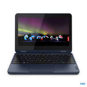 Lenovo 500w Gen 3 (Intel) Intel® Celeron® N5100 Hybrid (2-in-1) 29.5 cm (11.6") Touchscreen HD 4 GB LPDDR4x-SDRAM 128 GB SSD Wi-Fi 6 (802.11ax) Windows 11 Pro English Blue