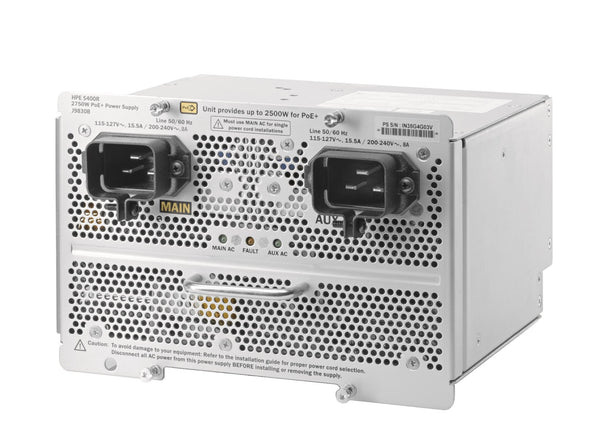 HPE Aruba Networking 5400R 2750W PoE+ zl2 Power Supply