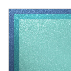 Cricut Smart Vinyl Shimmer Matless Permanent Vinyl, Seaglass Sampler - 13 in x 12 in (3 ct)