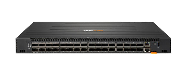 HPE Aruba Networking CX 8325-32C 32-port 100G QSFP+/QSFP28 Front-to-Back 6 Fans and 2 DC Bundle