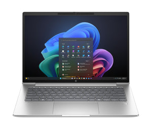HP ProBook 4 G1q Next Gen AI PC Copilot+ PC Snapdragon X1-26-100 Laptop 35.6 cm (14") WUXGA 16 GB LPDDR5x-SDRAM 512 GB SSD Wi-Fi 6E (802.11ax) Windows 11 Pro Silver
