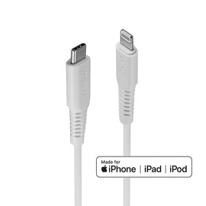 Lindy 1m USB Type C to Lightning Cable, White