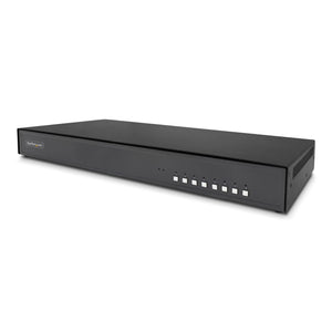 StarTech.com Secure 8-Port KVM Switch, DisplayPort, 4K 60Hz, NIAP 4.0 Desktop KVM, Metal Housing, Made in the USA