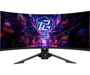 ASRock Phantom Gaming 34" WQHD 180Hz Curved Gaming Monitor (PG34QRT3A)